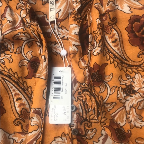 NWT Spell & Gypsy Etienne Maxi Dress Sienna XXS - Picture 6 of 7